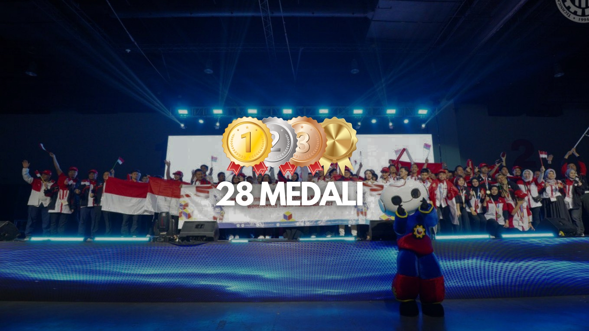 Alumni SMK Bawa Indonesia Raih 28 Medali Pada Ajang WSC ASEAN 2025